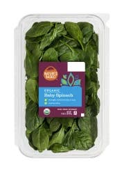 Nature's Basket Organic Baby Spinach