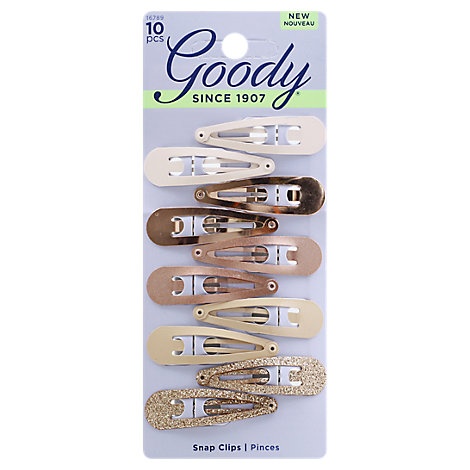 slide 1 of 1, Goody Snap Clips Rose Gold, 10 ct