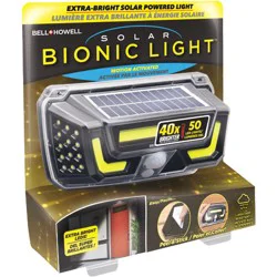 Bell + Howell ASOTV Solar Bionic Wall Light