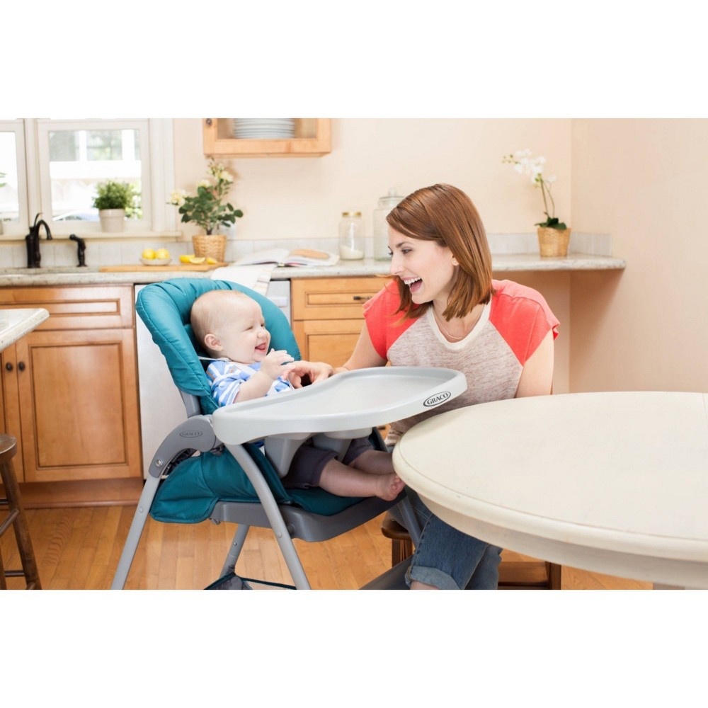 slide 4 of 6, Graco Slim Snacker 2-in-1 High Chair - Whisk, 1 ct