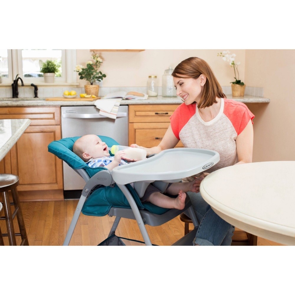 slide 5 of 6, Graco Slim Snacker 2-in-1 High Chair - Whisk, 1 ct