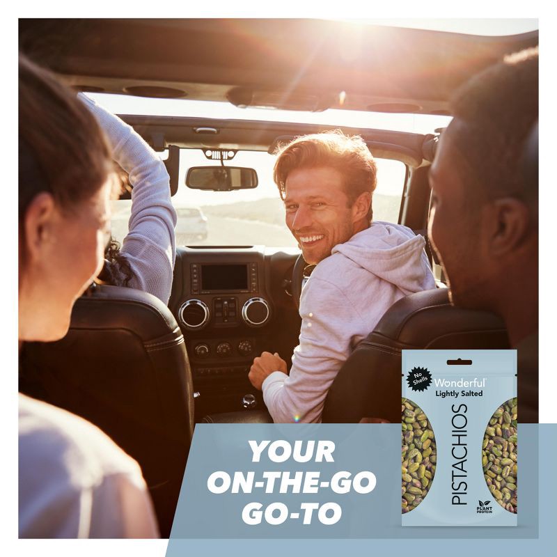 slide 6 of 8, Wonderful Roasted Light Salt No Shells Pistachios - 12oz, 12 oz