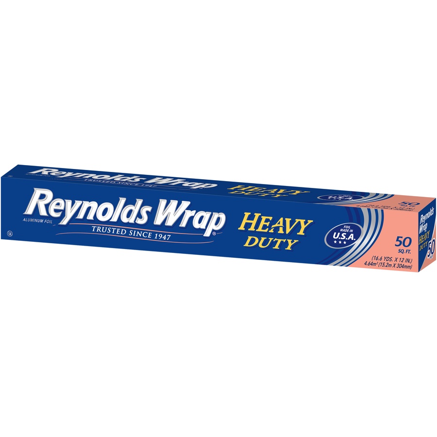 slide 3 of 6, Reynolds Wrap Aluminum Foil Heavy Duty, 50 sq ft
