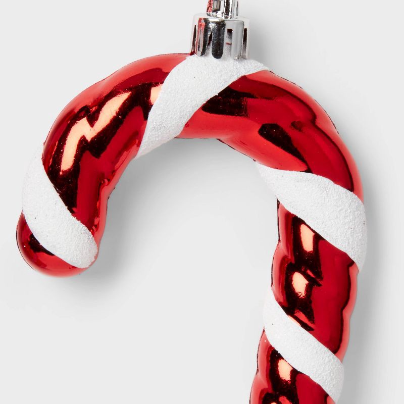 slide 3 of 3, 2ct Candy Cane Christmas Tree Ornament Set Red/White - Wondershop™, 2 ct