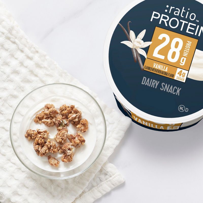 slide 3 of 10, :ratio PROTEIN Vanilla Yogurt - 24oz, 24 oz