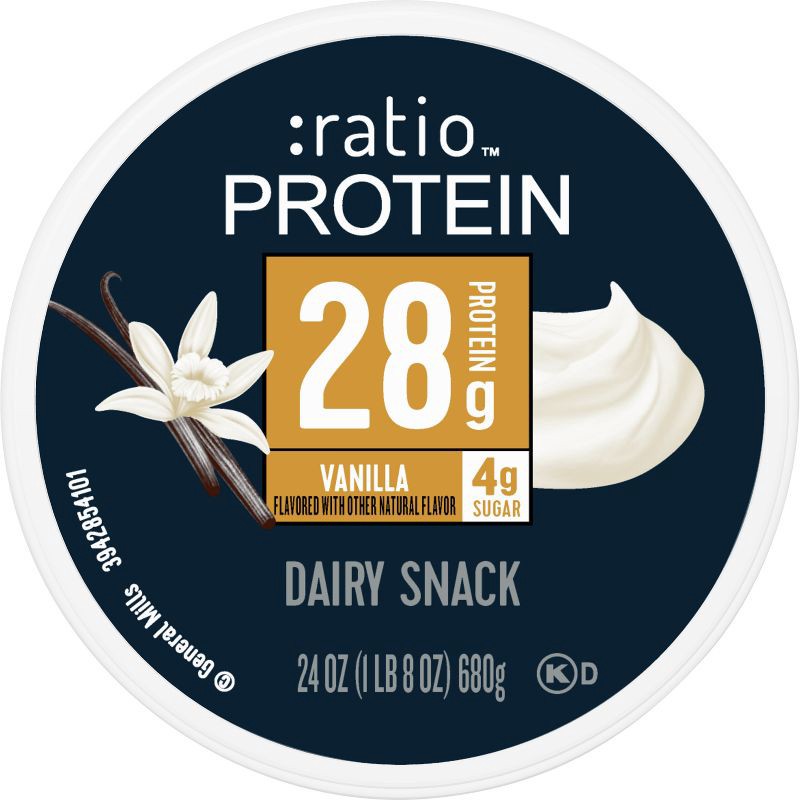 slide 7 of 10, :ratio PROTEIN Vanilla Yogurt - 24oz, 24 oz