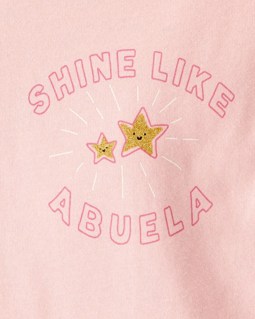 slide 2 of 2, Carter's Carters Baby Girl Shine Like Abuela Cotton Long-Sleeve Graphic Bodysuit - Pink Pink 12M, 1 ct