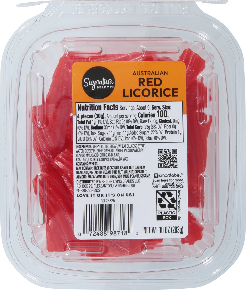 slide 2 of 14, Au Red Licorice - 10 Oz, 10 oz