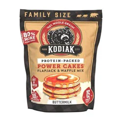 Kodiak Cakes Kodiak Protein-Packed Buttermilk Flapjack & Waffle Mix Grizzly Size - 36oz