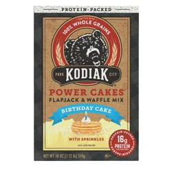 Kodiak Cakes Protein-Packed Power Cakes Birthday Cake Pancake and Waffle Mix - 18oz