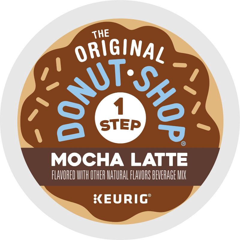 slide 2 of 12, The Original Donut Shop One Step Latte Mocha Dark Roast - Keurig K-Cup Coffee Pods - 20ct, 20 ct