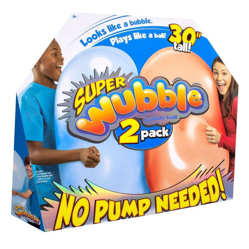 slide 1 of 6, Wubble Super Wubble Bubble Ball Assortment - 2pk: Outdoor Playground Toy, 2 ct