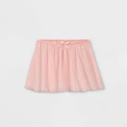 Girls' Dance Activewear Skirt - Cat & Jack™ Pink S: Lightweight Mid Rise Bottoms