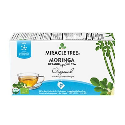 slide 1 of 1, Miracle Tree Moringa Organic Tea Original, 25 ct