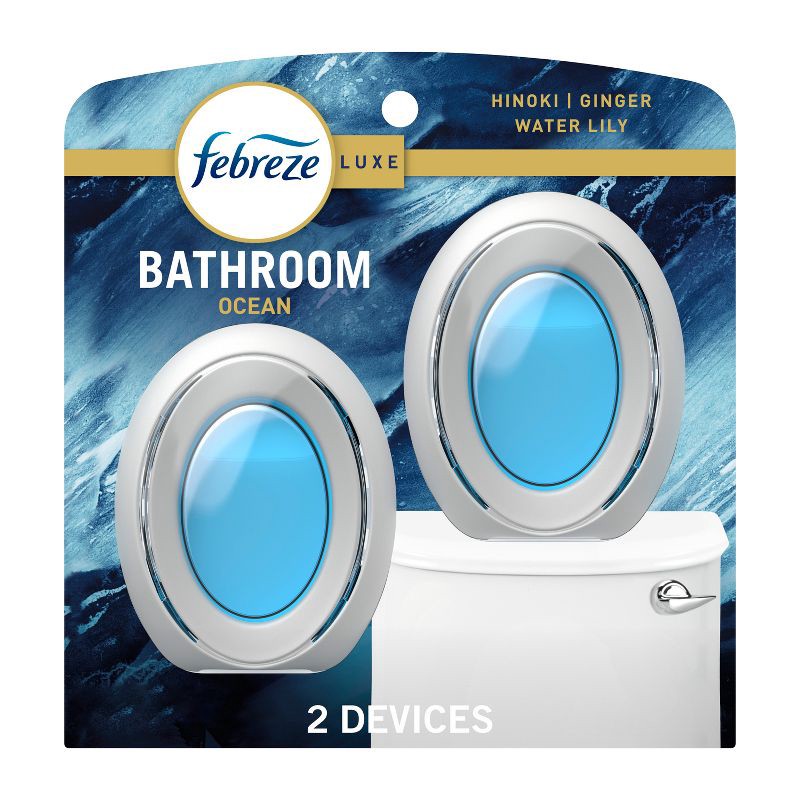 slide 1 of 14, Febreze Ocean Bathroom Air Freshener - 2ct, 2 ct