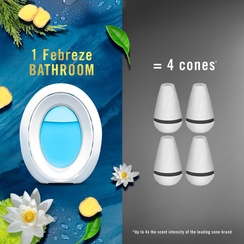 slide 6 of 14, Febreze Ocean Bathroom Air Freshener - 2ct, 2 ct