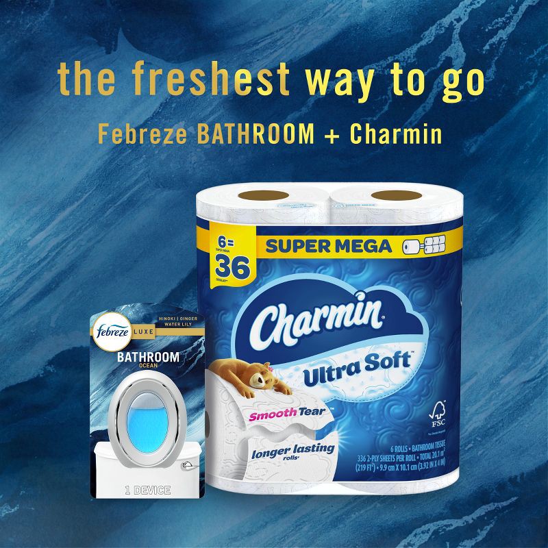 slide 8 of 14, Febreze Ocean Bathroom Air Freshener - 2ct, 2 ct