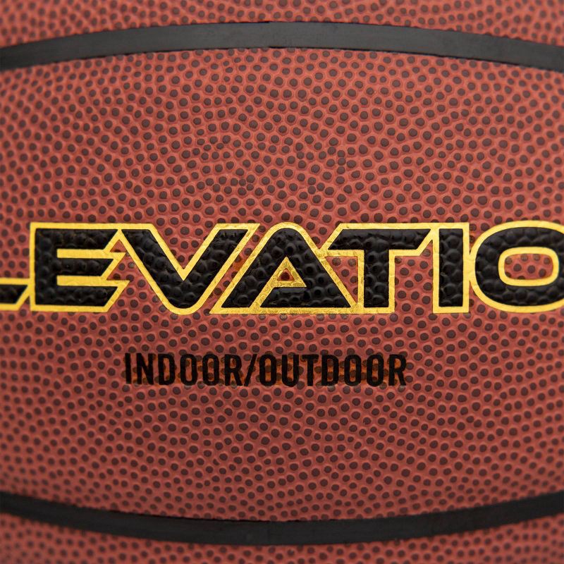 slide 5 of 6, Spalding Elevation 28.5'' Basketball: Official Size 6, Indoor/Outdoor Use, 1 ct