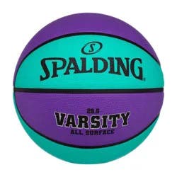 Spalding Varsity 28.5'' Basketball: Size 6, Kids Ages 10-12, Rubber Shell