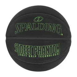 Spalding Street Phantom 29.5'' Basketball: Official Size 7, Rubber Shell, Age 13+