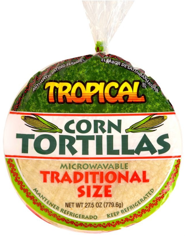 slide 1 of 1, Tropical Corn Tortillas, 27.5 oz