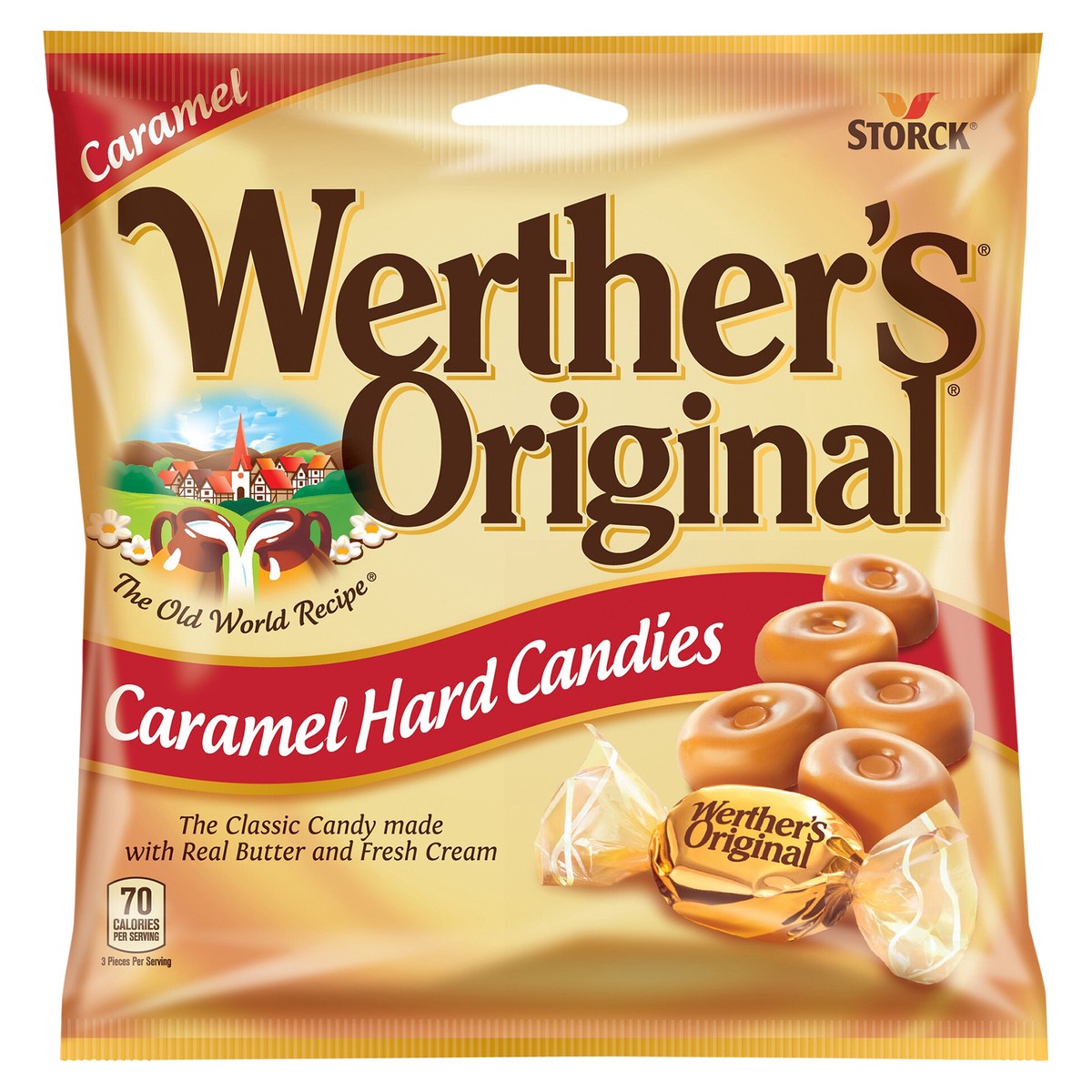 slide 1 of 3, Werther's Original Caramel Hard Candies, 