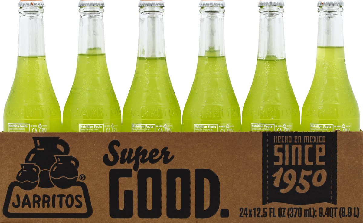 slide 6 of 7, Jarritos Lime Soda - 24 ct; 12.5 oz - 24 ct; 12.5 oz, 24 ct; 12.5 oz