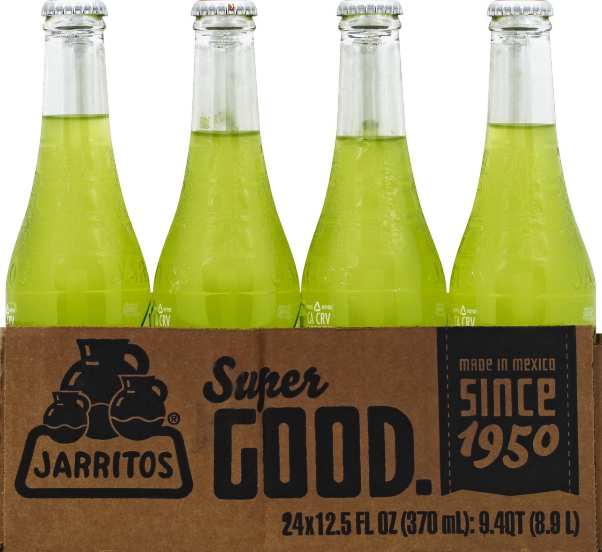 slide 4 of 7, Jarritos Lime Soda - 24 ct; 12.5 oz - 24 ct; 12.5 oz, 24 ct; 12.5 oz