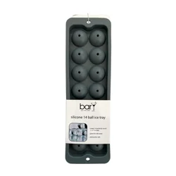Bary3 Grey Silicone 14 Ball Ice Tray