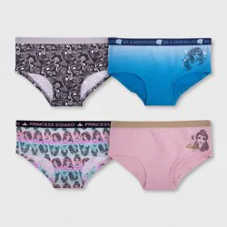 Girls' Disney Princess 4pk Underwear - 6