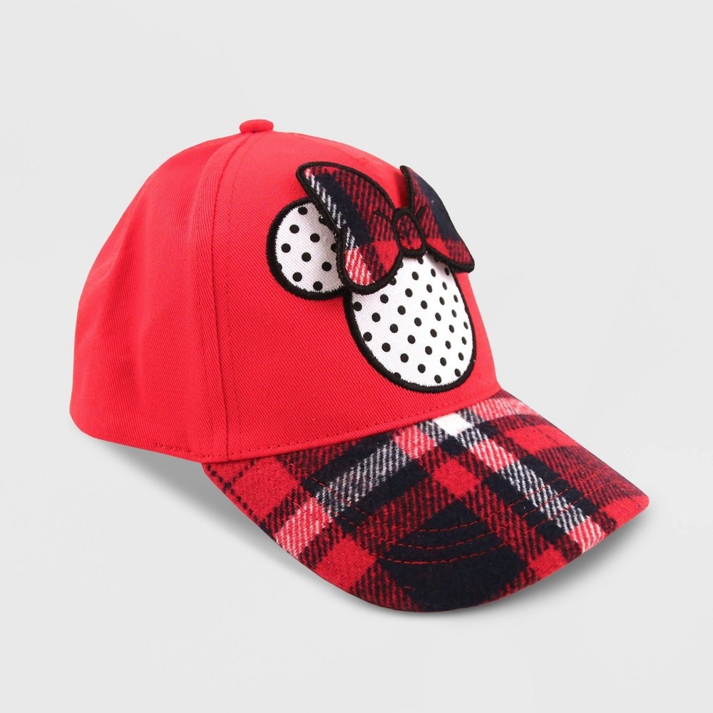 Minnie Mouse Baby Girls' Minnie Baseball Hat - Red 1 ct