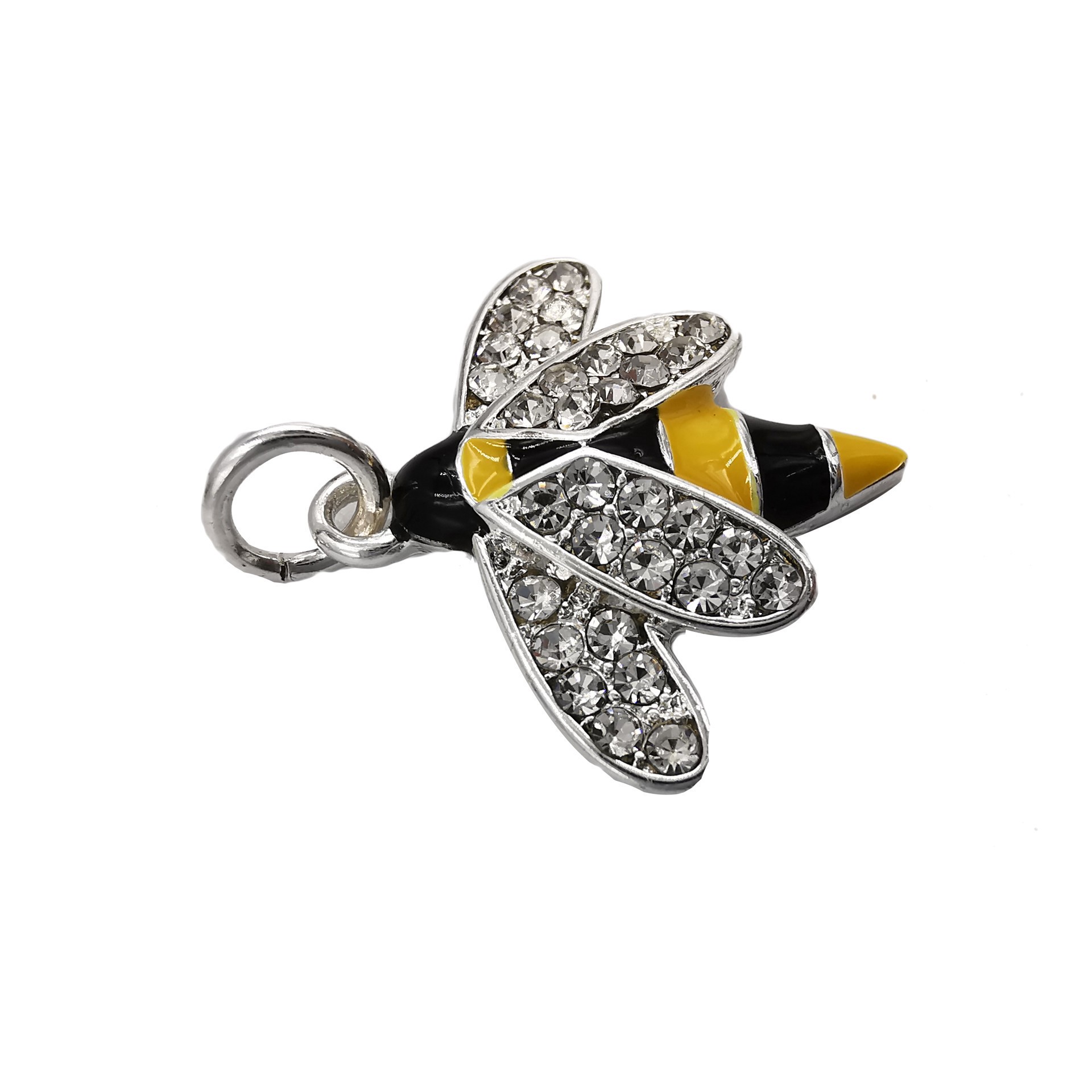 slide 2 of 5, Charmalong Silver Plated Bee Charm By Bead Landing, 0.96 in x 0.87 in x 0.24 in