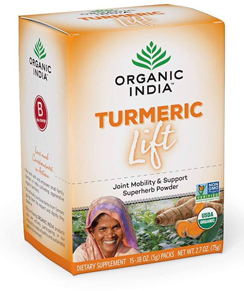 slide 1 of 1, Organic India Turmeric Lift Box - 15 ct, 15 ct