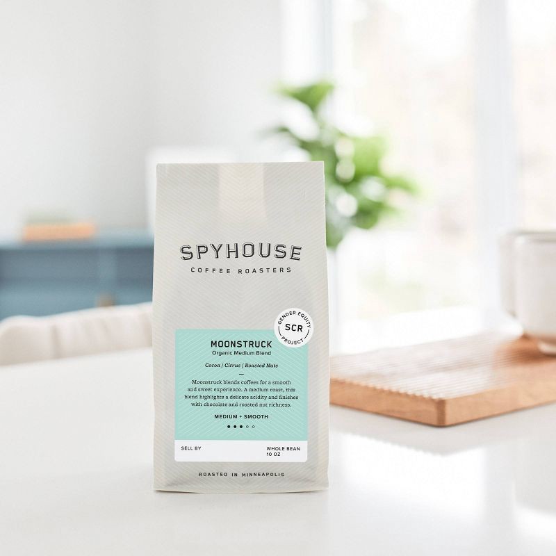 slide 3 of 4, Spyhouse Coffee Roasters Moonstruck Organic Blend Medium Roast Coffee – 10oz, 10 oz