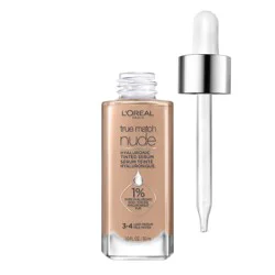 L'Oreal Paris True Match Hyaluronic Tinted Serum Makeup Skincare Hybrid - 3-4 Light Medium - 1 fl oz