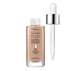 L'Oreal Paris True Match Hyaluronic Tinted Serum Makeup Skincare Hybrid - 3-4 Light Medium - 1 fl oz