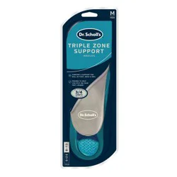 Dr. Scholl's Triple Zone Comfort Insoles for Men - Size (8-13): Therapeutic Arch Support, Foam