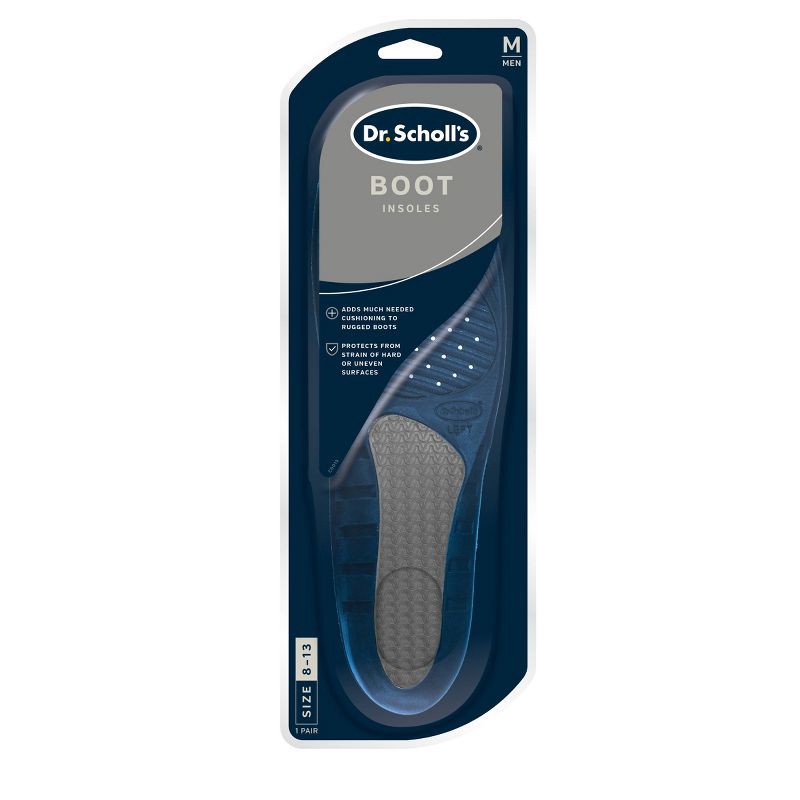 slide 1 of 3, Dr. Scholl's Boot Insoles for Men - Size (8-13), 1 ct