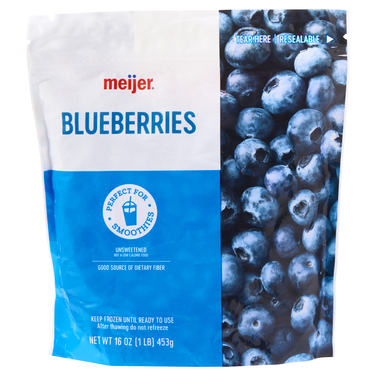 slide 1 of 5, Meijer Frozen Blueberries, 16 oz