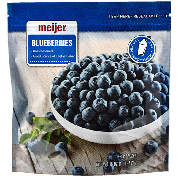 slide 1 of 1, Meijer Frozen Blueberries, 16 oz