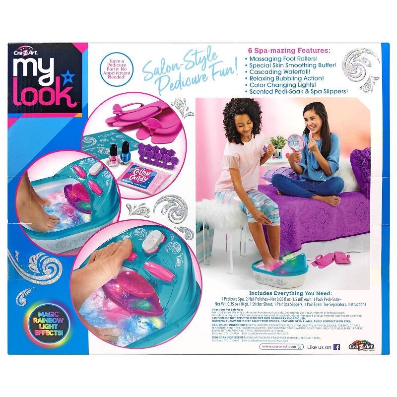 slide 4 of 8, MY LOOK 6-in-1 Light-Up Super Spa Salon Activity Kit, 1 ct