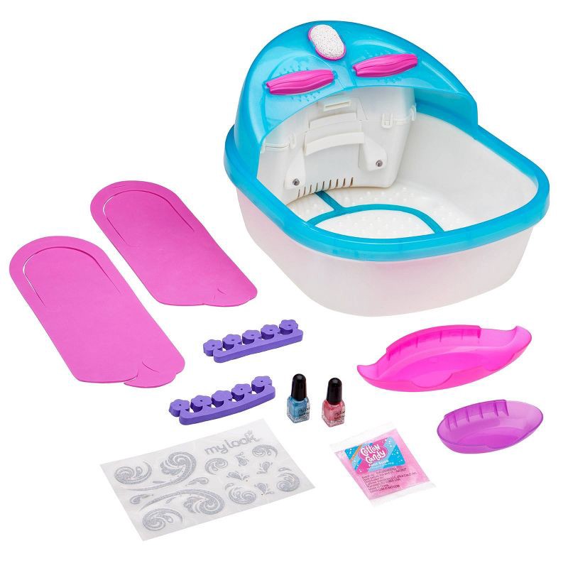 slide 5 of 8, MY LOOK 6-in-1 Light-Up Super Spa Salon Activity Kit: Creative Thinking Craft Set for Kids with Stickers & Nail Polish, 1 ct