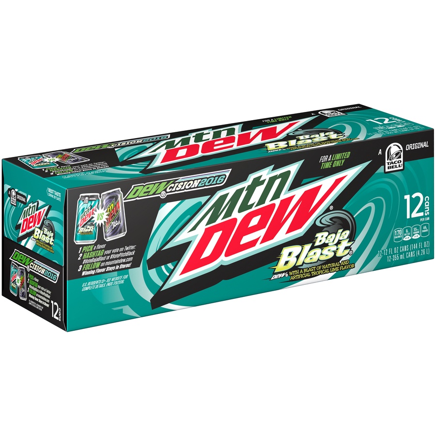 Mountain Dew Baja Blast 12 Pack