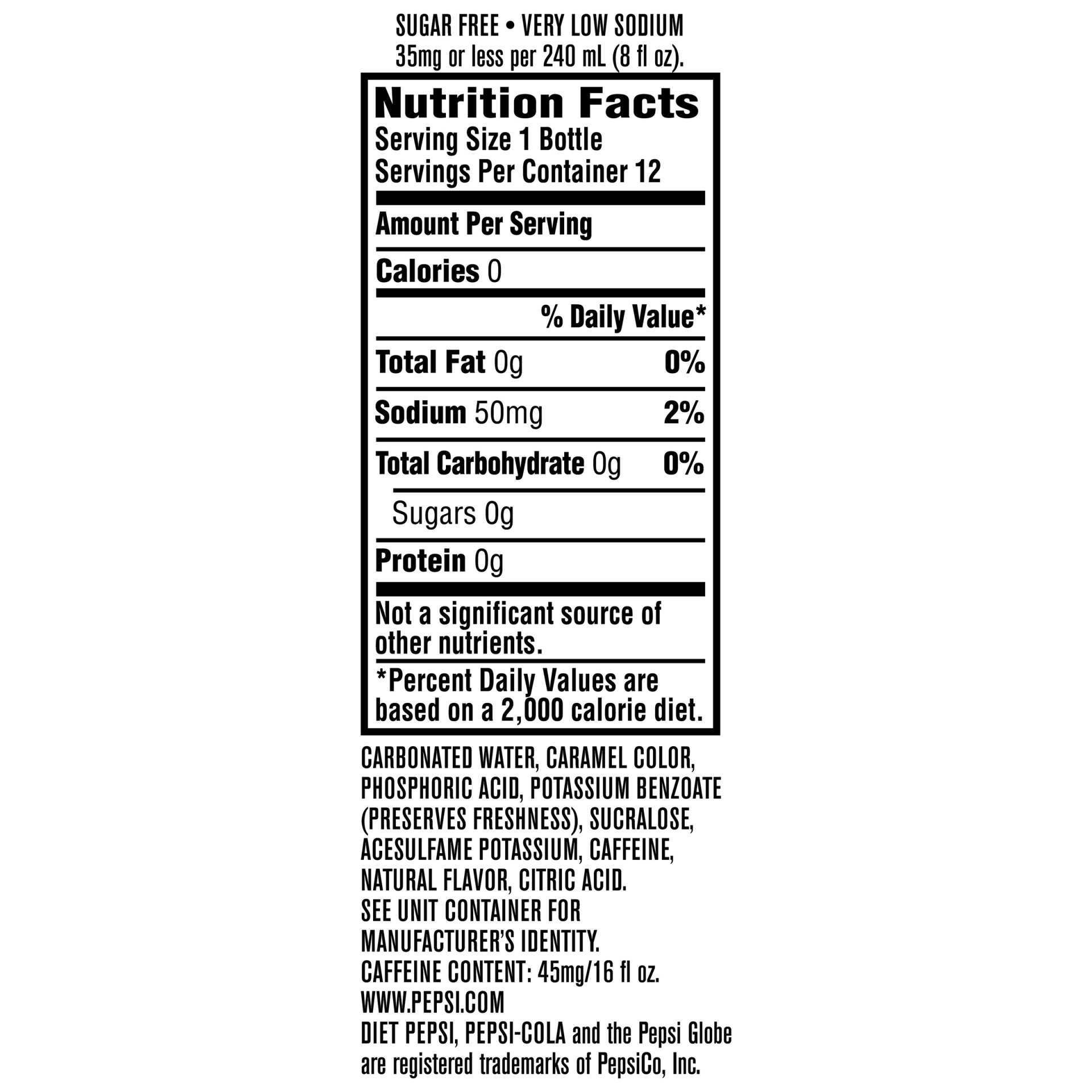 slide 2 of 2, Diet Pepsi Cola - 12 ct; 16 fl oz, 12 ct; 16 fl oz