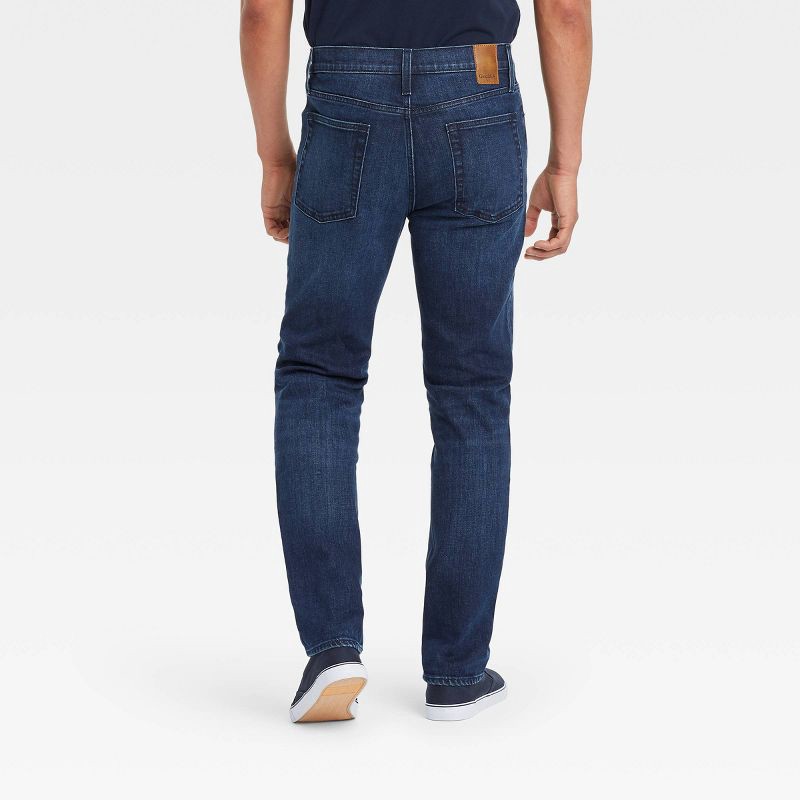slide 2 of 3, Men's Slim Fit Jeans - Goodfellow & Co™ Dark Blue Wash 32x30, 1 ct