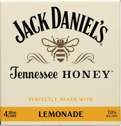 Jack Daniel's 4 Pack Tennesse Honey Whiskey 4 ea