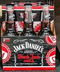 Jack Daniel'S Country Cocktail Malt Black Jack Cola Jack Daniel's Country Cocktails Black Jack Cola, 6 Pack, 10 fl oz Bottles, 4.8% ABV, FMB