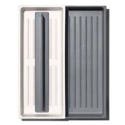 OXO Long Handled Tool Organizer: Utensil & Kitchen Drawer Storage, White/Gray, Hand Wash, TPE & Polypropylene Material
