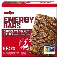 slide 6 of 17, Meijer Energy Bar Chocolate Peanut Butter, 6 ct