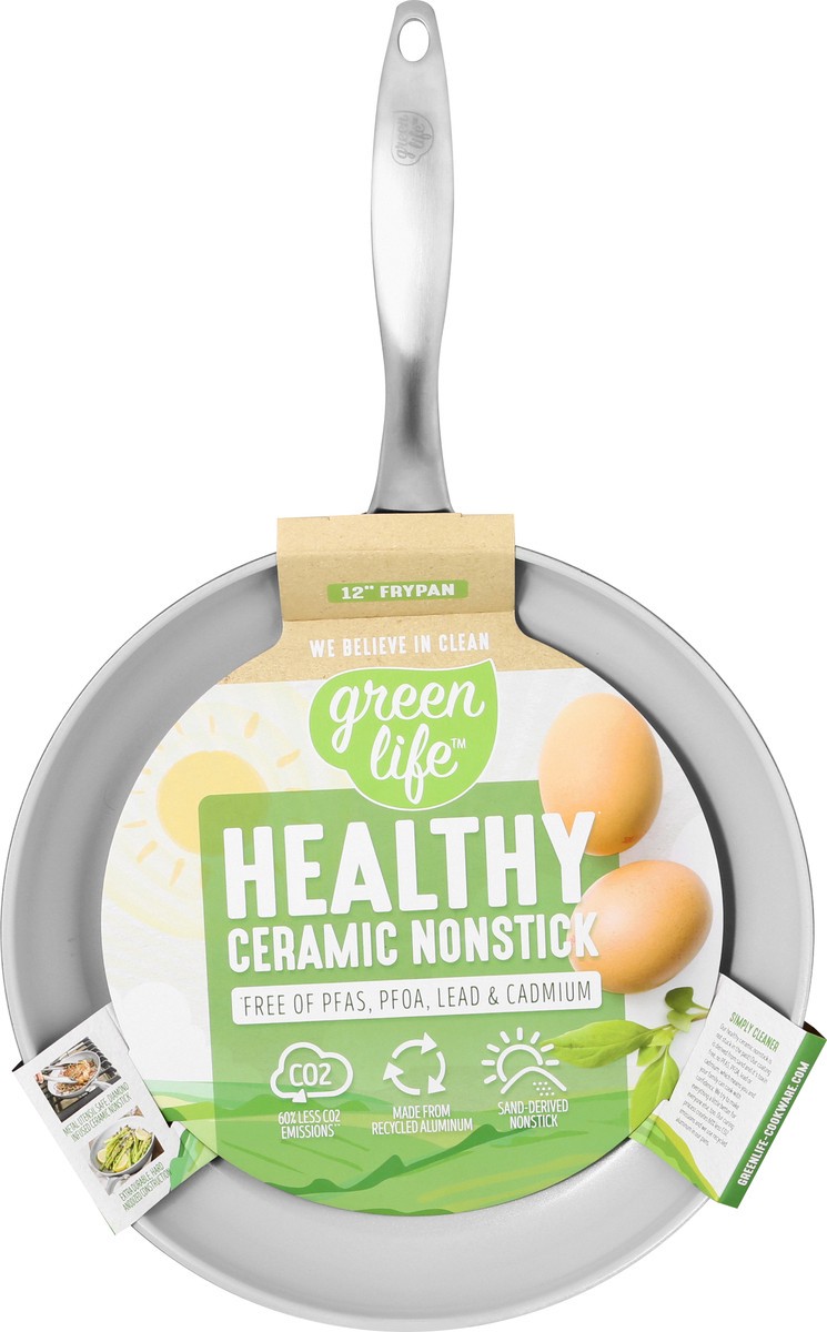 slide 7 of 8, GreenLife Green Life 12 Inch Gourmet Pro Fry Pan, 1 ct